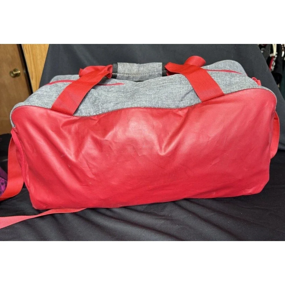 NIKE Air Jordan Jumpman Red / Grey Travel Duffle Bag Sports Athletic Gym Retro